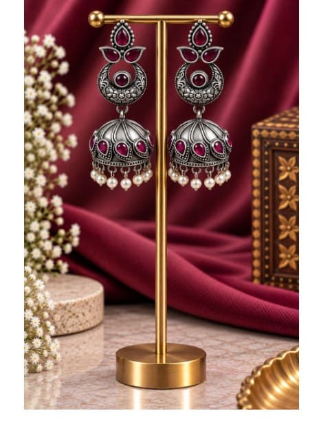 Designer Leaf Jhumka Earring for Traditional and Festive Looks for Women