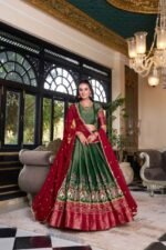 Kanchipuram Zari Weaving Lehenga Set