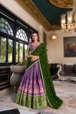 Kanchipuram Zari Weaving Lehenga Set