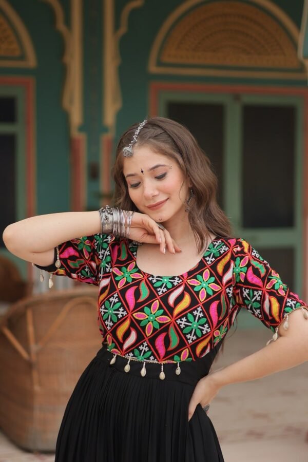 Black Rayon Gown Black Rayon Gown