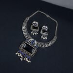 Antique Elephant Hasali Necklace Set