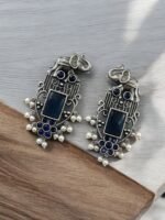 Antique Silver Plated Elephant Design Earrings – Elegance & Heritage by My Handicraft India - Image 10