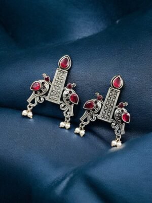 Graceful Bird Stud Earrings