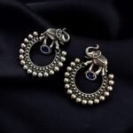 Silver Replica Elephant Earrings