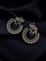 Silver Replica Elephant Earrings