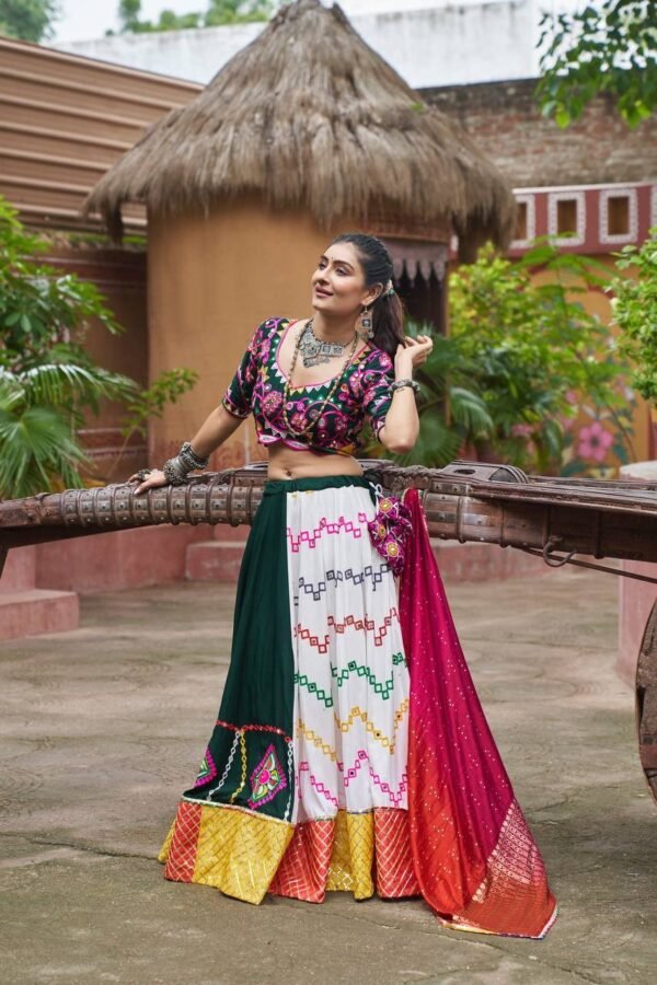 Chaniya-Choli-13.jpg Multi-Color Designer Chaniya Choli for Garba Night – Shop Now for Best Quality & Style! - Image 4