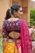 Shine This Navratri with Yellow Cotton Printed Chaniya Choli – Authentic, Ready to Ship,100% Quality Assured! - Image 6