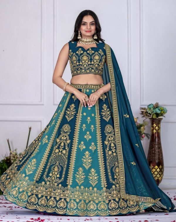 Designer Fox Georgette Lehenga Set Designer Fox Georgette Lehenga Set