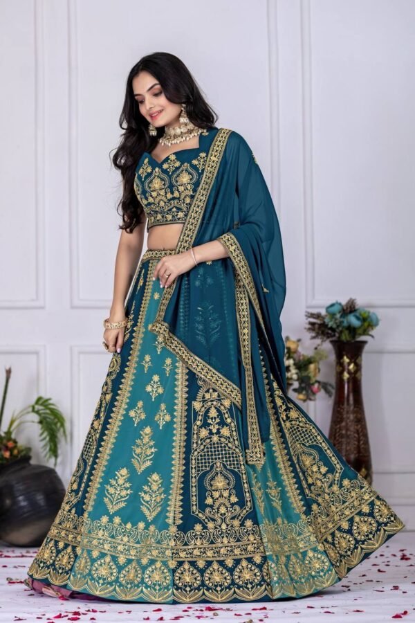 Designer Fox Georgette Lehenga Set Designer Fox Georgette Lehenga Set