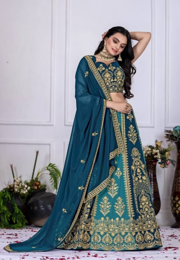 Designer Fox Georgette Lehenga Set Designer Fox Georgette Lehenga Set