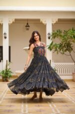 Navratri Gamathi Work Gown