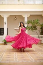 Navratri Gamathi Work Gown