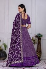 Fox Georgette Embroidered Lehenga
