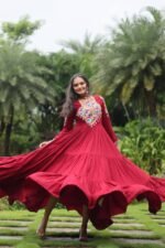Maroon Partywear Gown