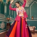 Multi Color Jacket Style Lehenga Set