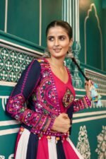 Multi Color Jacket Style Lehenga Set