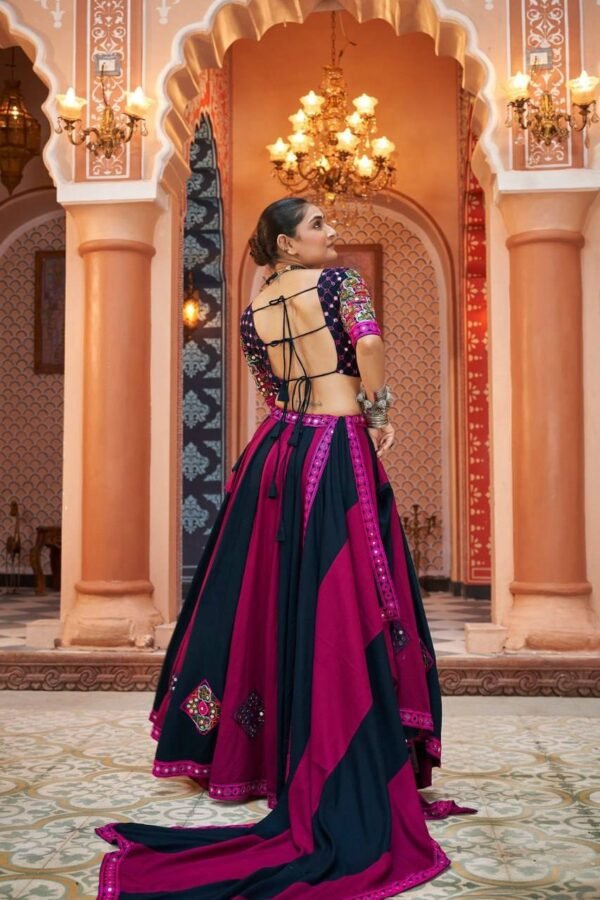 Multi-Color-Lehenga-Choli-1.jpg Elegant Multi Color Lehenga Choli