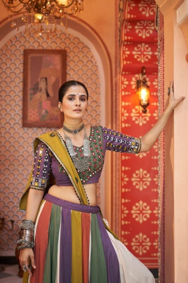Elegant Multi Color Lehenga Choli Elegant Multi Color Lehenga Choli