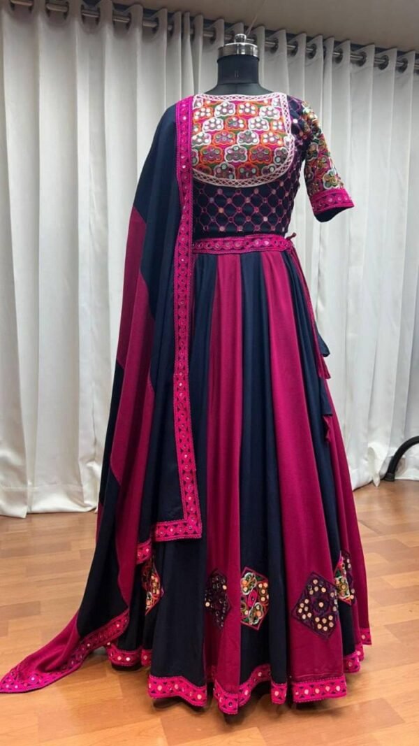 Multi-Color-Lehenga-Choli-41.jpg Elegant Multi Color Lehenga Choli