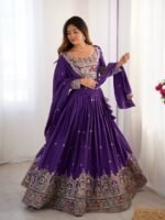 Natural Crepe Silk Lehenga Set