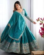 Natural Crepe Silk Lehenga Set