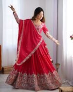 Natural Crepe Silk Lehenga Set