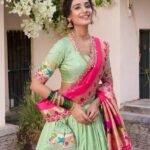 Jacquard Silk Paithani Lehenga
