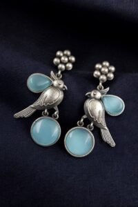 Monalisa Stone Flower Stud Earrings