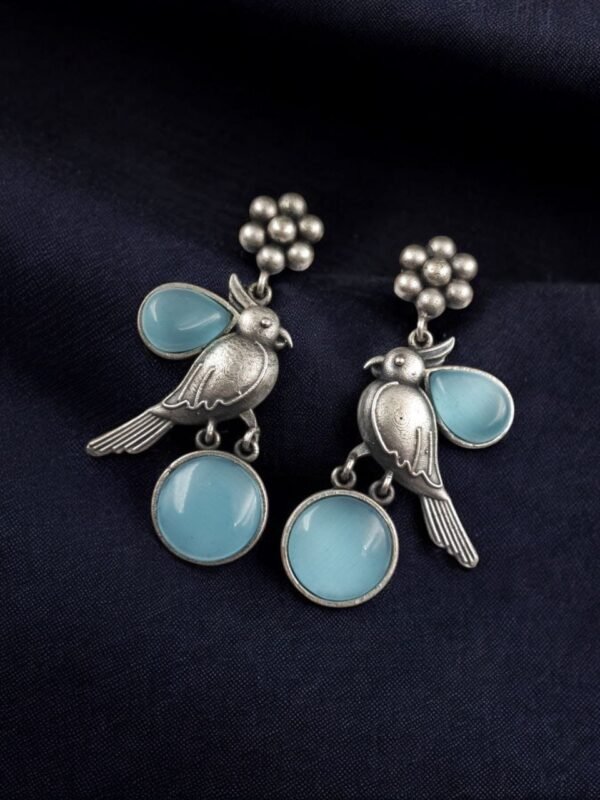 Monalisa Stone Flower Stud Earrings Monalisa Stone Flower Stud Earrings