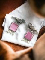 Stylish Bird Earrings – High-Quality Oxidized Studs in 10 Colors – My Handicraft India - Image 5