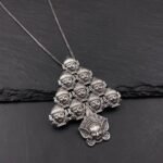 Oxidised Chain Necklace with Jhumka Earrings