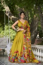 Tusser Silk Lehenga Choli