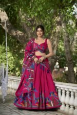 Tusser Silk Lehenga Choli
