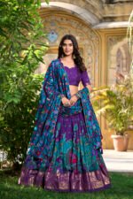 Tusser Silk Lehenga Choli