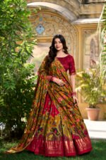 Tusser Silk Lehenga Choli
