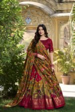 Tusser Silk Lehenga Choli