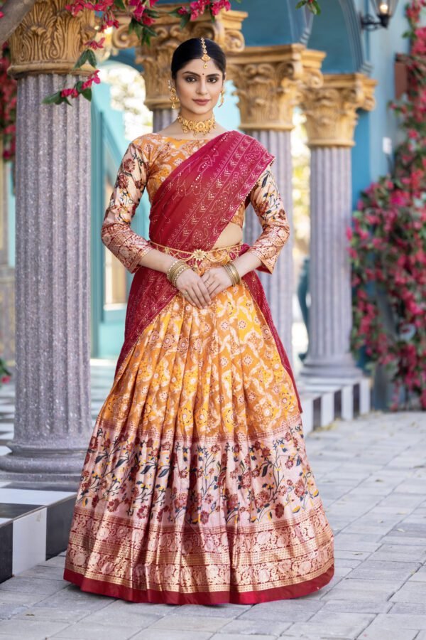 Tussar Silk Lehenga Set