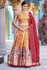 Tussar Silk Lehenga Set