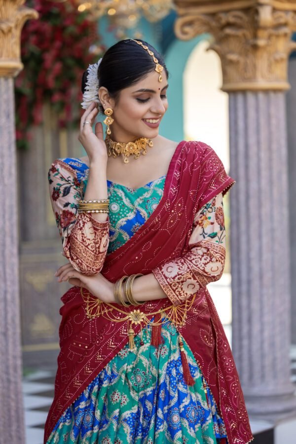 Tussar Silk Lehenga Set