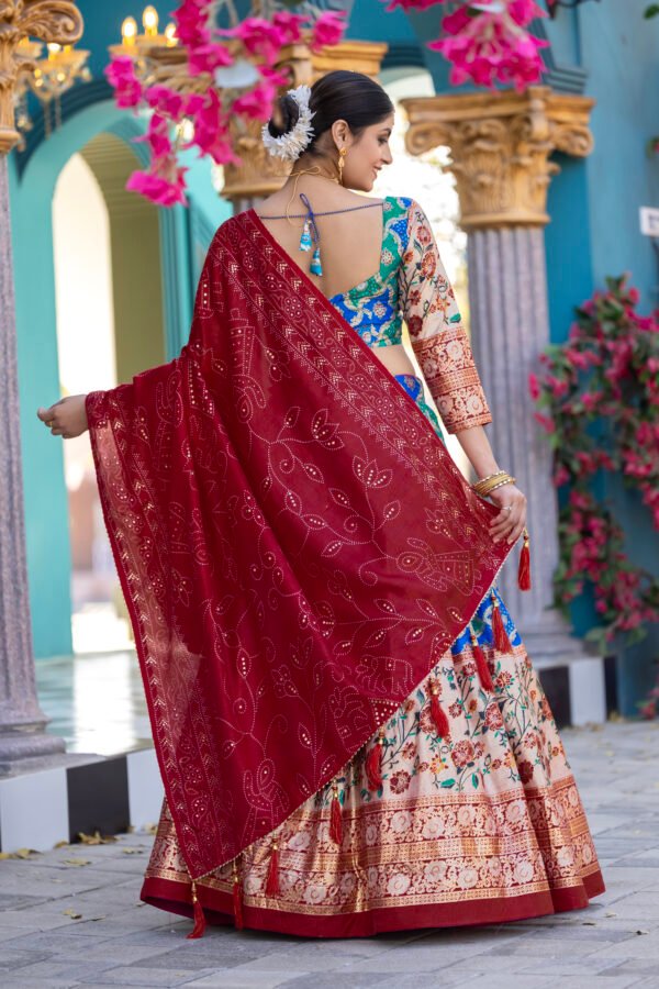 Tussar Silk Lehenga Set Tussar Silk Lehenga Set