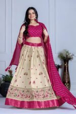 Jacquard Lehenga Set