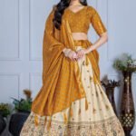 Jacquard Lehenga Set
