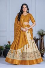 Jacquard Lehenga Set