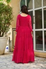Laheriya Print Kutchi Patchwork Gown
