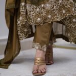 New Rani Pink Kurti with Pant & Dupatta – Embroidered Viscose Chanderi & Organza | My Fashion - Image 7