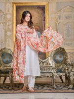 Women Chanderi Kurta With Pant And Digital Print Dupatta Set | My Fashion - Image 10