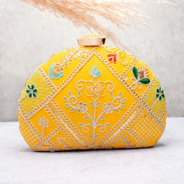Designer D-Shape Ethnic Clutch20 Designer D-Shape Ethnic Clutch