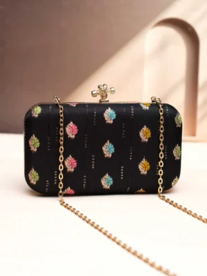 Designer Ethnic Brocade Clutch