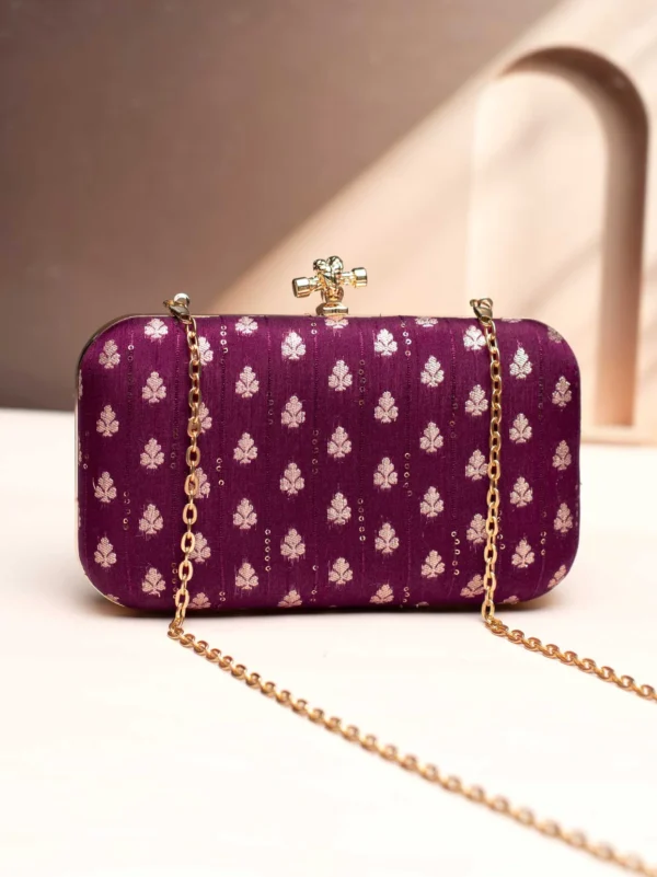 Designer Ethnic Brocade Clutch7 Designer Ethnic Brocade Clutch