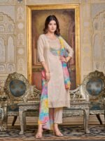 New Elegant  Women’s Embroidered Kurti With Pant Dupatta Set| My Fashion - Image 11
